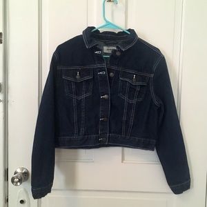 New Look Cropped Denim Jacket